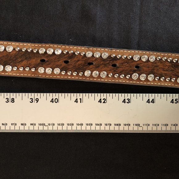 Nocona Real Fur Western Belt Size XL - Picture 7 of 13